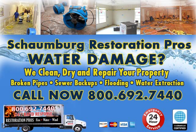 Schaumburg water damage restoration